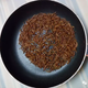 The pan-fried mealworms